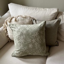 Myrtle Cushion in Sage by Raine & Humble
